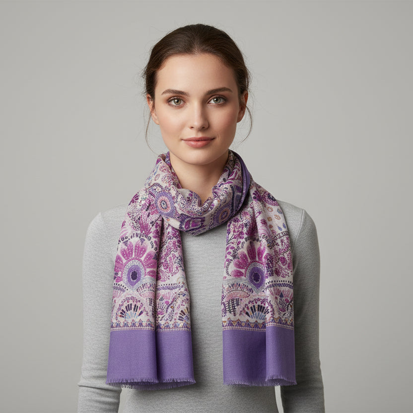 Patterned scarf