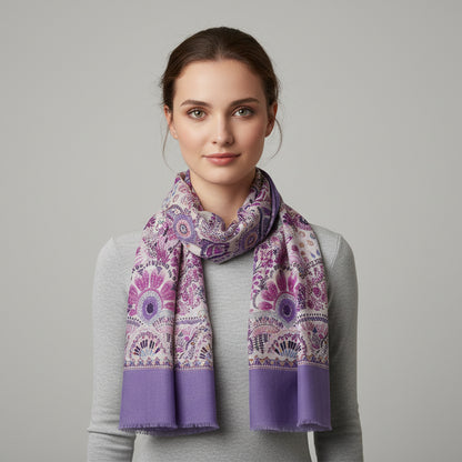 Patterned scarf