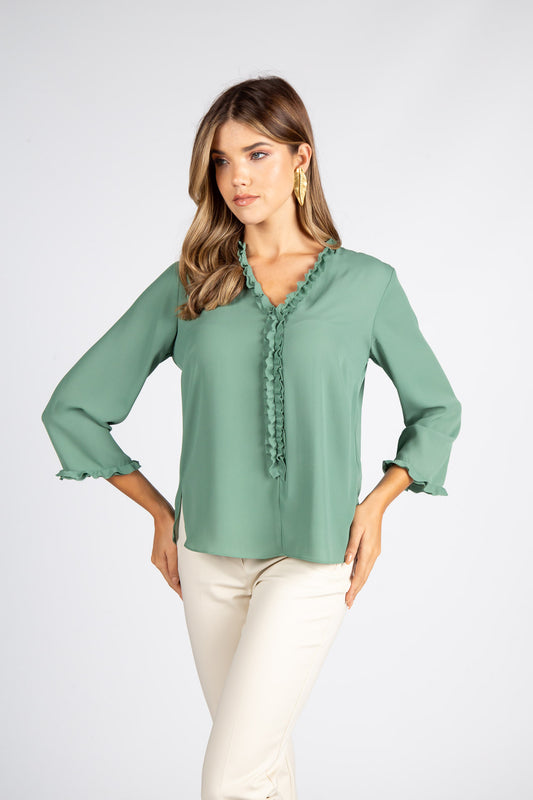 Plain frill tunic Ref. 259911