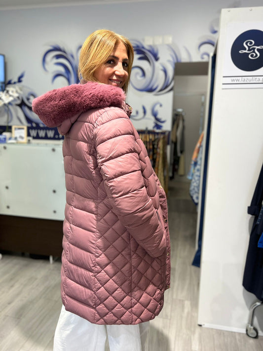 Parka acolchoada com pelo Ref. 255700