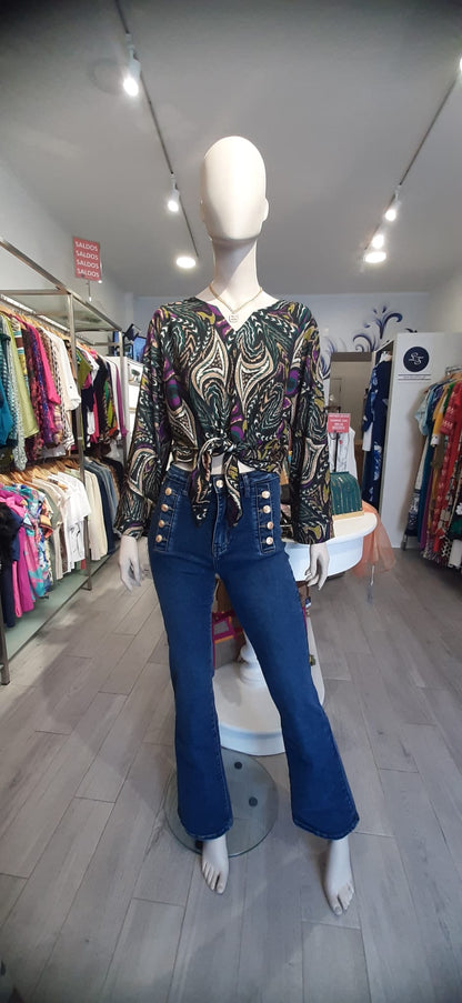 Calça de ganga direita Ref. 62046318