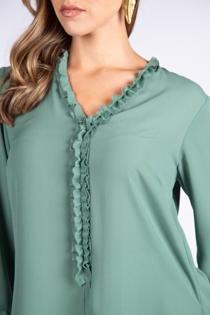 Plain frill tunic Ref. 259911