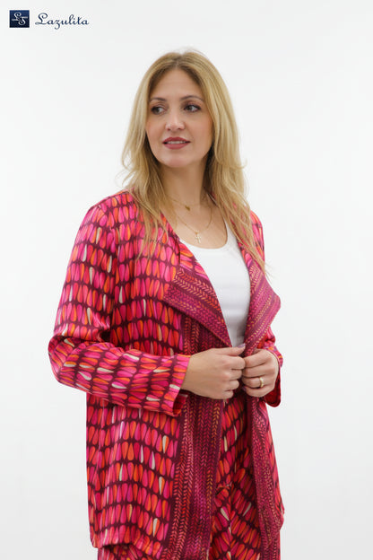 Coat with pattern Ref. 530909