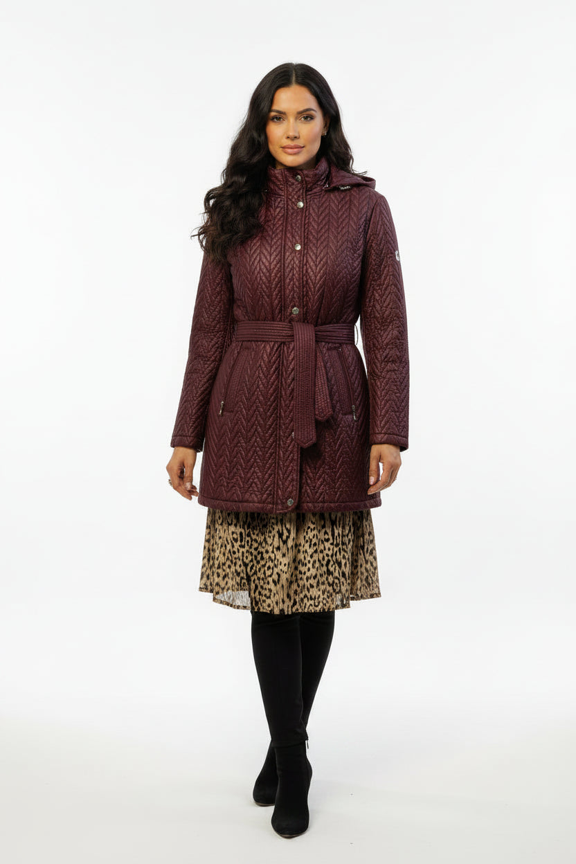 Long quilted coat Ref. 245704