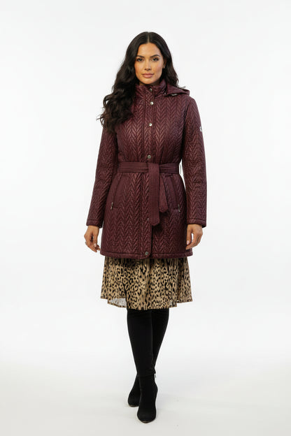Long quilted coat Ref. 245704