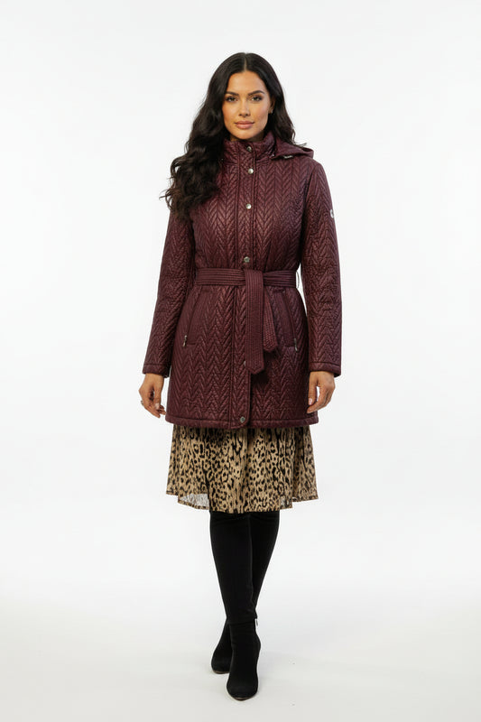 Long quilted coat Ref. 245704