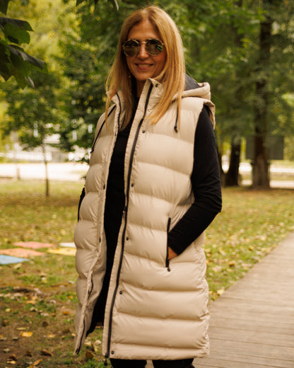 Colete acolchoado liso Ref. 245718