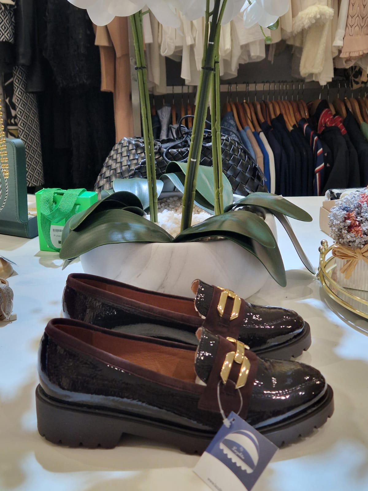 Mocassim em pele Ref.325961