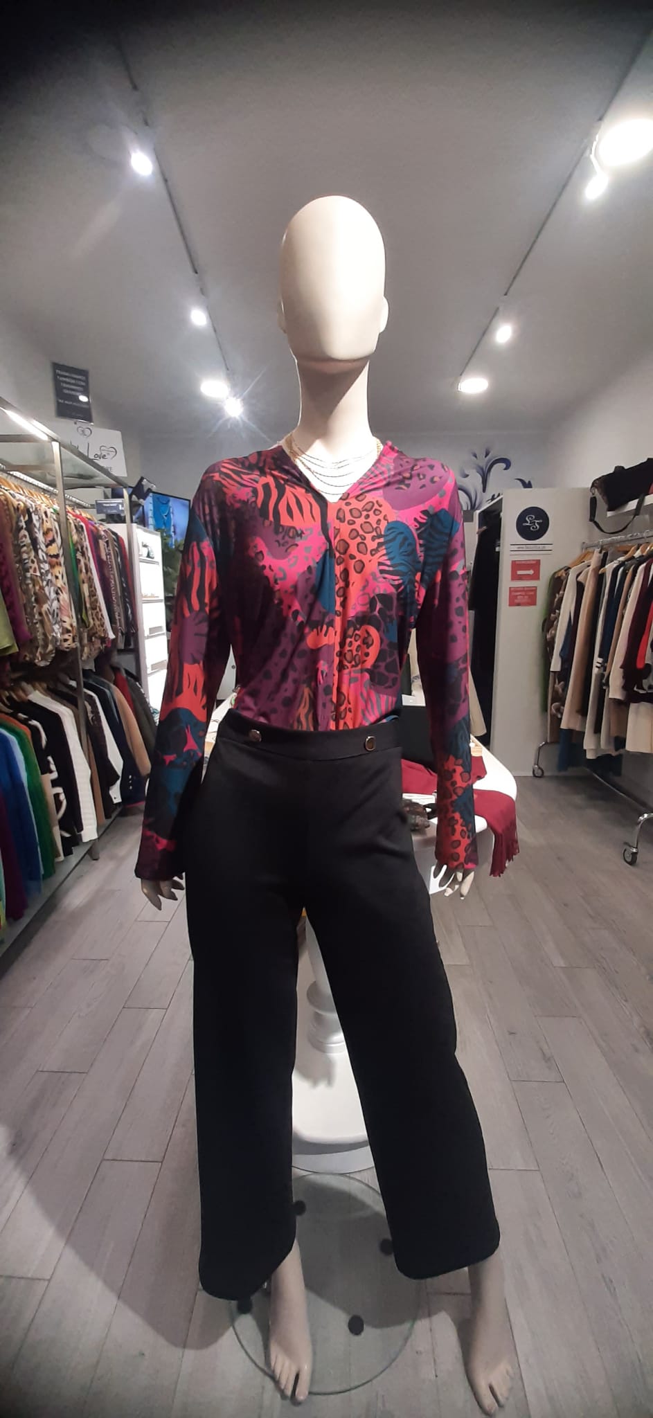 Túnica com padrão Ref. 2411042