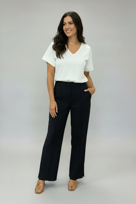 Plain short-sleeved blouse Ref. 511116