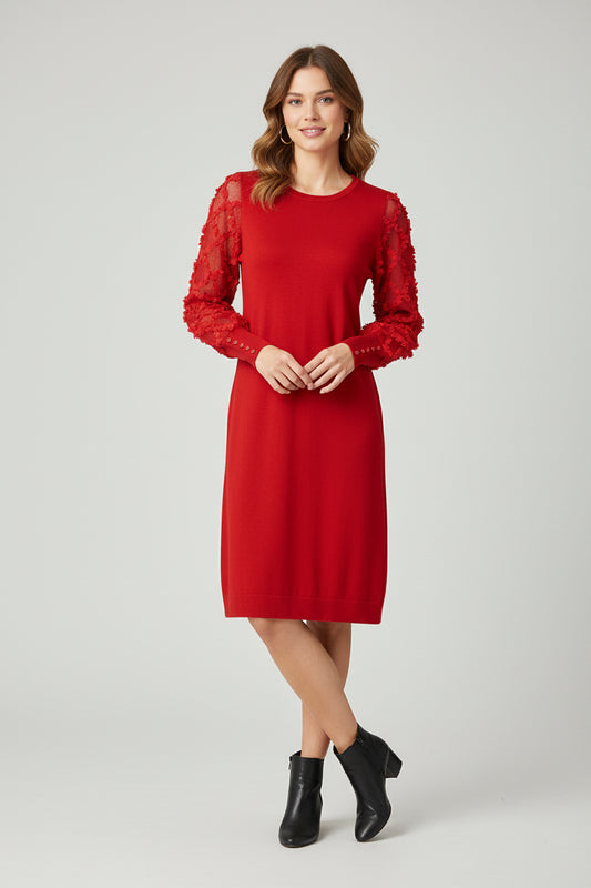 Vestido de malha com pormenor Ref. 115916