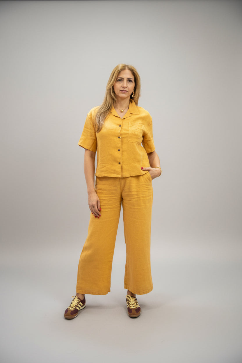Calça em linho