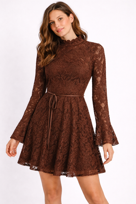 Vestido de renda curto Ref. 458952