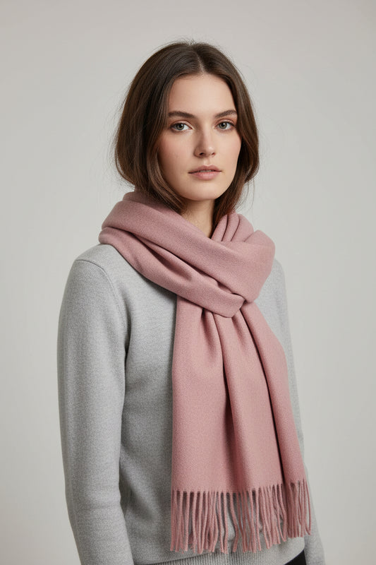 Lenço liso de inverno