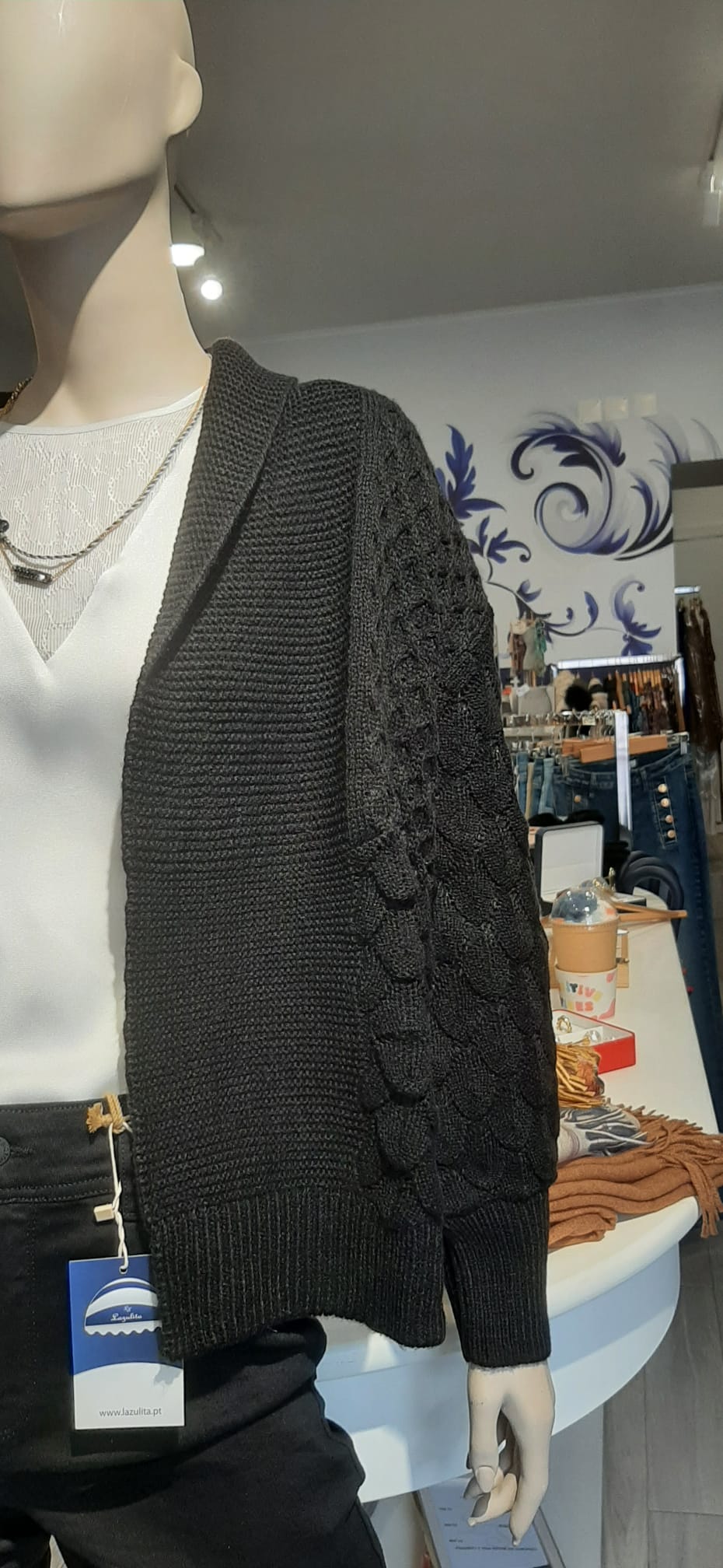 Cardigan curto Ref. 245106