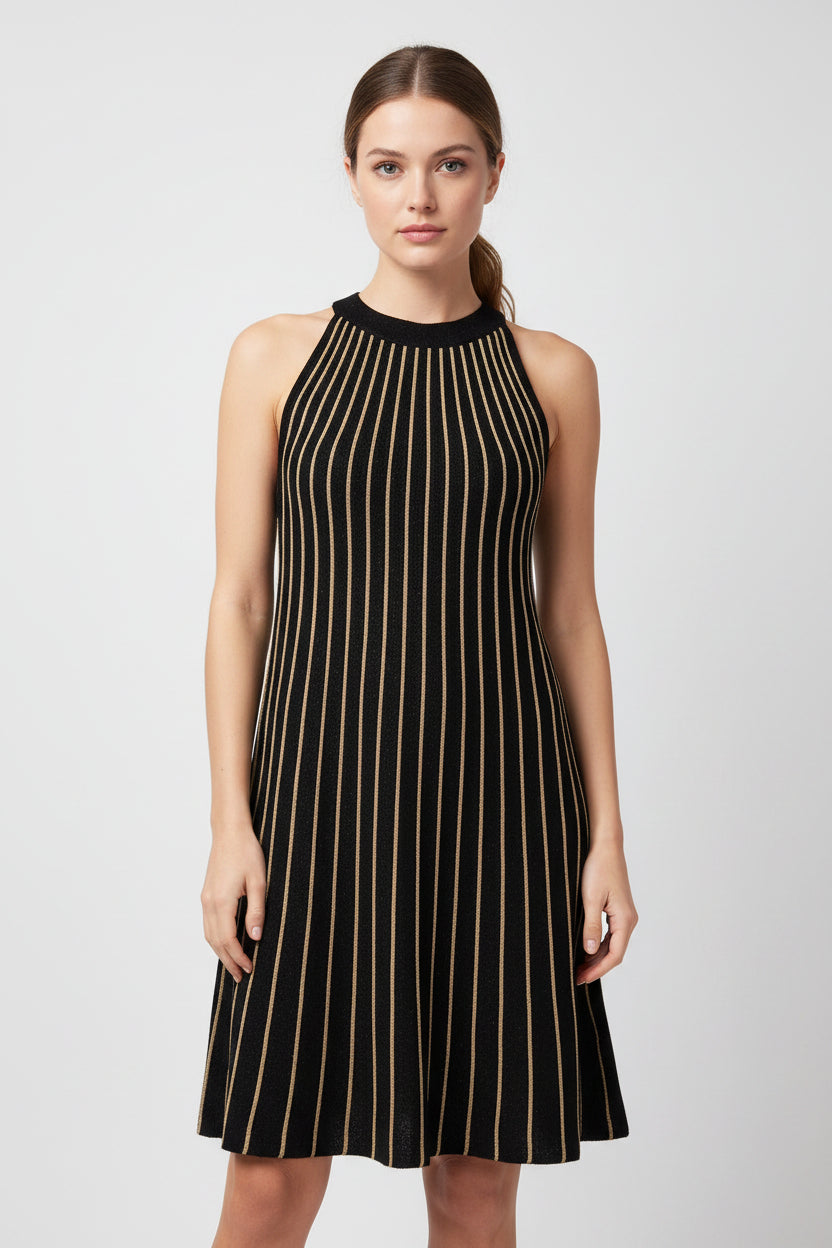 Vestido curto em malha