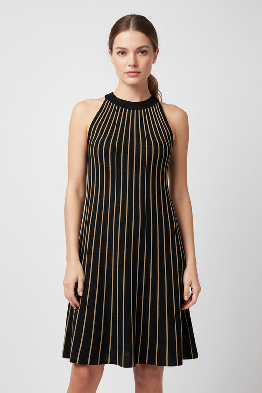 Vestido curto em malha