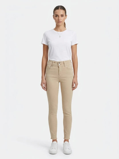Calça de sarja skinny push up