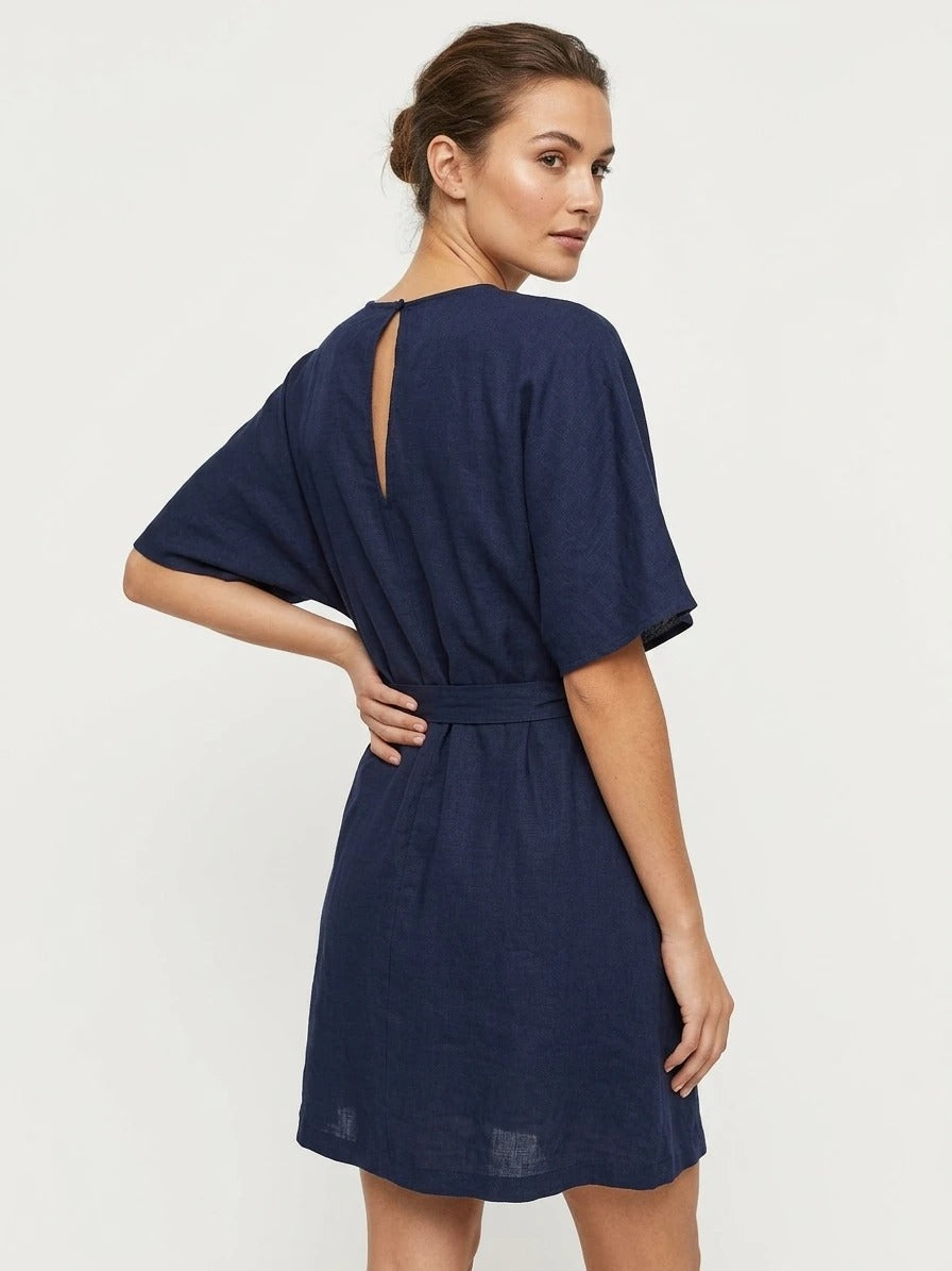 Plain short jumpsuit