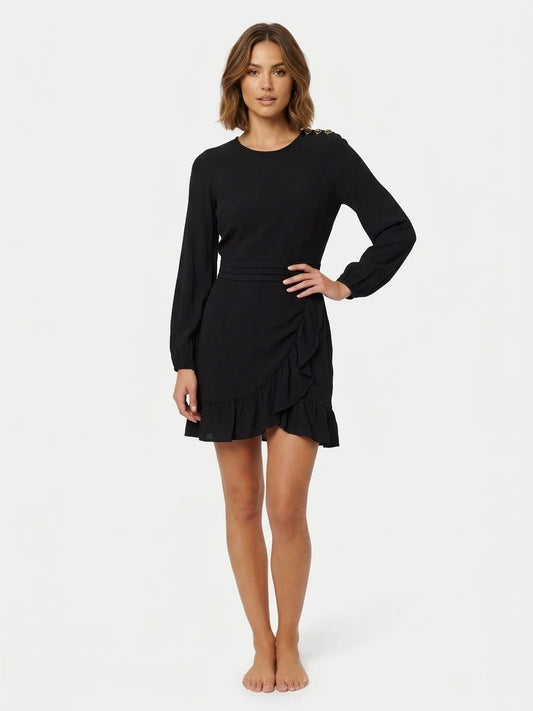 Plain short jumpsuit
