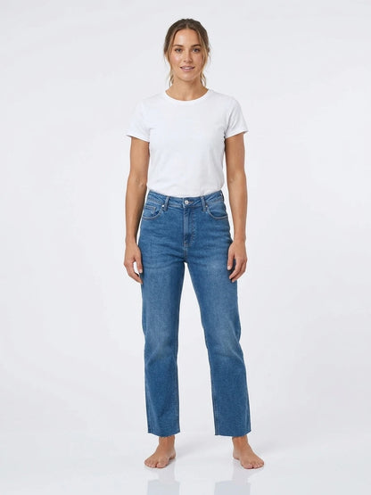 Straight short jeans